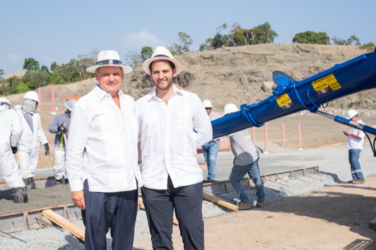Henry Faarup Mauad y Henry Faarup Humbert en la obra de Ciudad Porta Norte